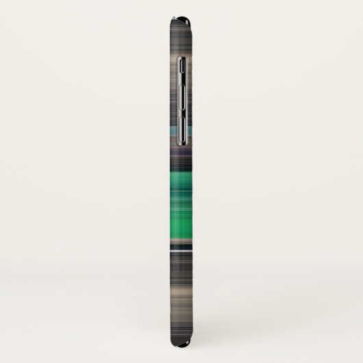 Abstracte #1: Groen en grijs Case-Mate iPhone Case (Achterkant/links)