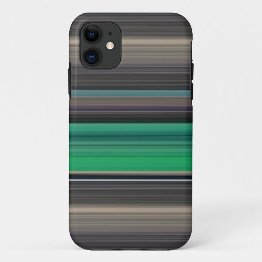 Abstracte #1: Groen en grijs Case-Mate iPhone Case (Achterkant)
