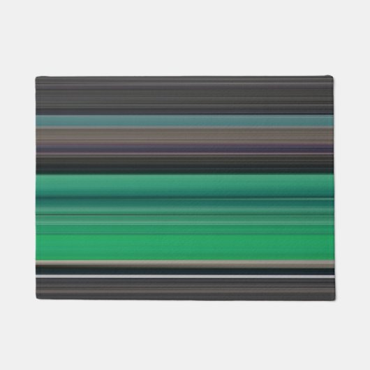 Abstracte #1: Groen en grijs Deurmat (Voorkant)