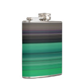 Abstracte #1: Groen en grijs Heupfles (Rechts)