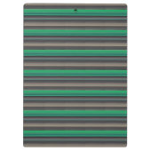 Abstracte #1: Groen en grijs Klembord (Achterkant)