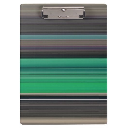 Abstracte #1: Groen en grijs Klembord (Voorkant)
