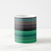Abstracte #1: Groen en grijs Koffiemok (Center)