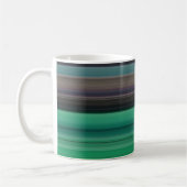 Abstracte #1: Groen en grijs Koffiemok (Links)