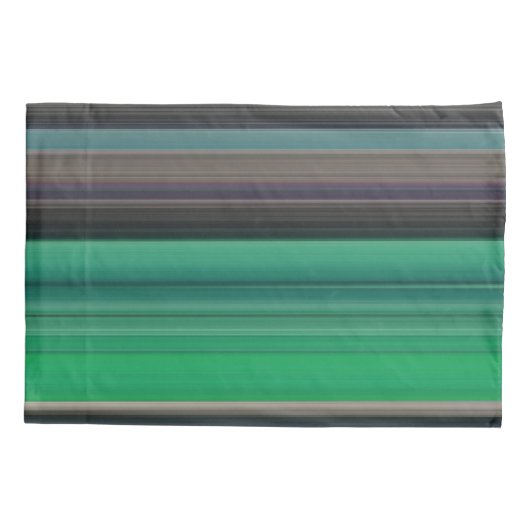 Abstracte #1: Groen en grijs Kussensloop (Achterkant)