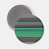 Abstracte #1: Groen en grijs Magneet (Voorkant / Achterkant)