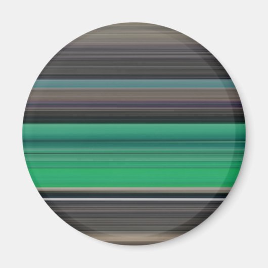Abstracte #1: Groen en grijs Magneet (Voorkant)