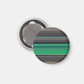 Abstracte #1: Groen en grijs Magneet (Voorkant / Achterkant)