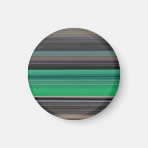 Abstracte #1: Groen en grijs Magneet