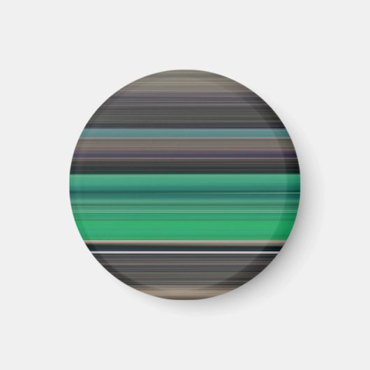 Abstracte #1: Groen en grijs Magneet (Voorkant)