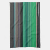 Abstracte #1: Groen en grijs Theedoek (Verticaal)