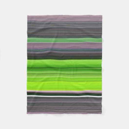 Abstracte #1: Limoen en grijs Fleece Deken (Voorkant)