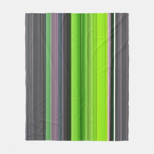 Abstracte #1: Limoen en grijs Fleece Deken (Voorkant)