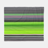 Abstracte #1: Limoen en grijs Fleece Deken (Voorkant (Horizontaal))