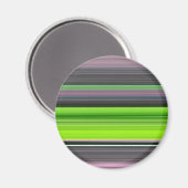 Abstracte #1: Limoen en grijs Magneet (Voorkant / Achterkant)