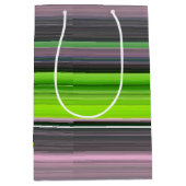 Abstracte #1: Limoen en grijs Medium Cadeauzakje (Voorkant)