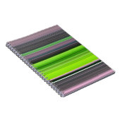 Abstracte #1: Limoen en grijs Notitieboek (Rechterzijde)