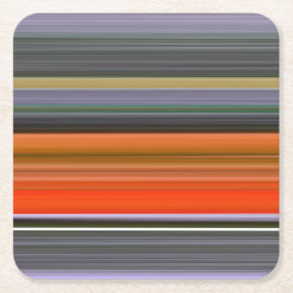 Abstracte #1: Oranje en grijs Kartonnen Onderzetters