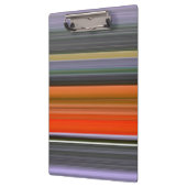 Abstracte #1: Oranje en grijs Klembord (Links)