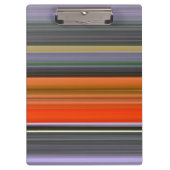 Abstracte #1: Oranje en grijs Klembord (Voorkant)