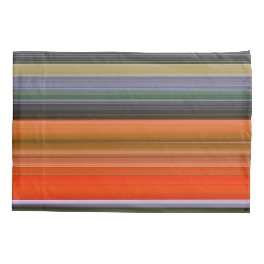 Abstracte #1: Oranje en grijs Kussensloop (Achterkant)