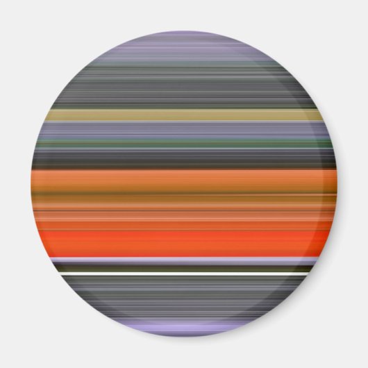 Abstracte #1: Oranje en grijs Magneet (Voorkant)