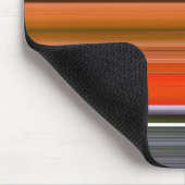 Abstracte #1: Oranje en grijs Muismat (Hoek)