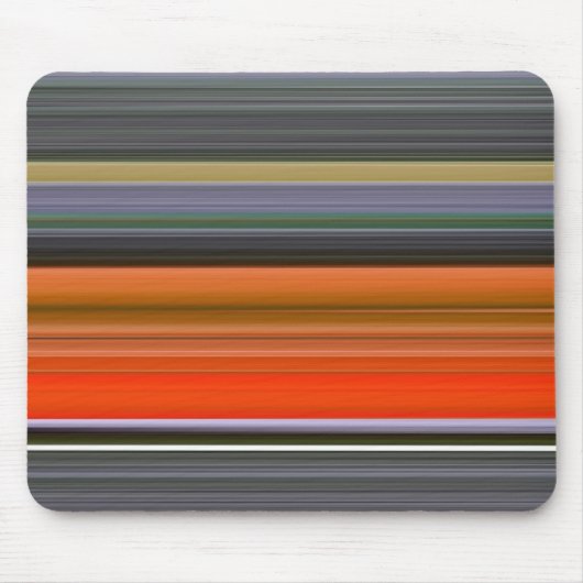 Abstracte #1: Oranje en grijs Muismat (Voorkant)