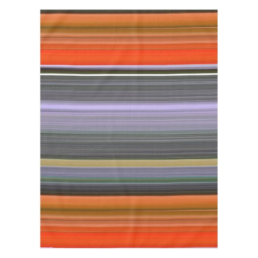 Abstracte #1: Oranje en grijs Tafelkleed (Voorkant)