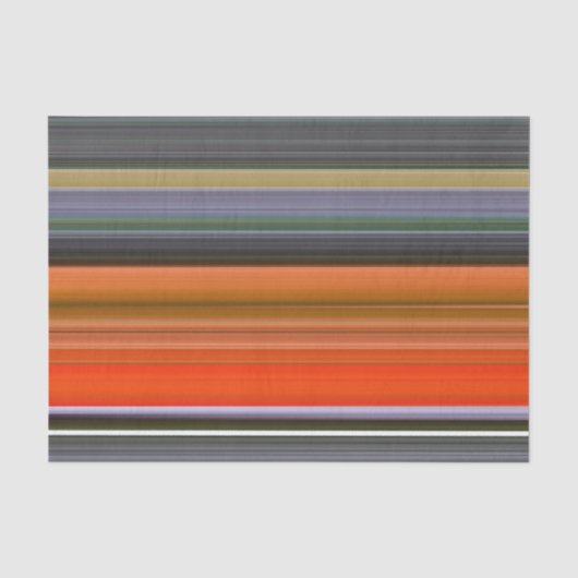 Abstracte #1: Oranje en grijs Tissuepapier (Voorkant)
