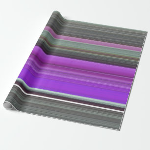 Abstracte #1: Paars en grijs Cadeaupapier