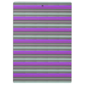 Abstracte #1: Paars en grijs Klembord (Achterkant)