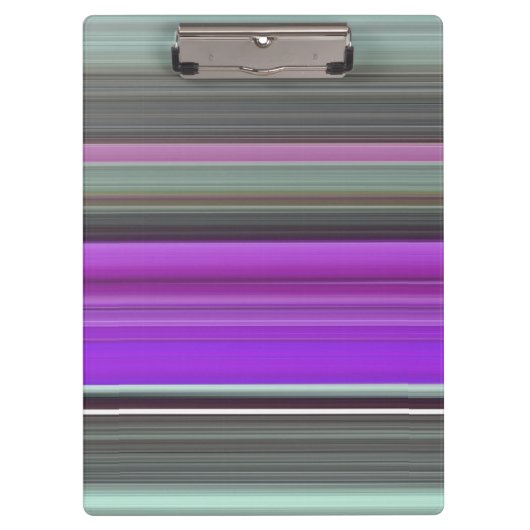 Abstracte #1: Paars en grijs Klembord (Voorkant)