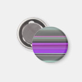 Abstracte #1: Paars en grijs Magneet (Voorkant / Achterkant)