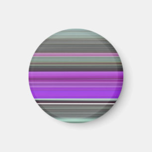 Abstracte #1: Paars en grijs Magneet