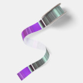 Abstracte #1: Paars en grijs Satijnen Lint (Achterkant)