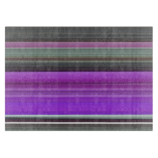 Abstracte #1: Paars en grijs Snijplank (Voorkant)