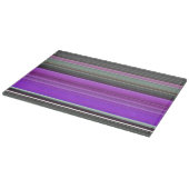 Abstracte #1: Paars en grijs Snijplank (Hoek)