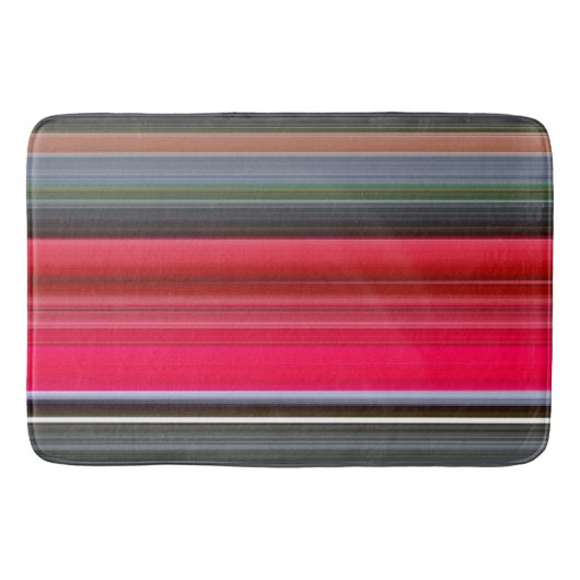Abstracte #1: Rood en grijs Badmat (Voorkant)