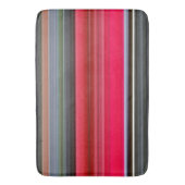 Abstracte #1: Rood en grijs Badmat (Voorkant Verticaal)