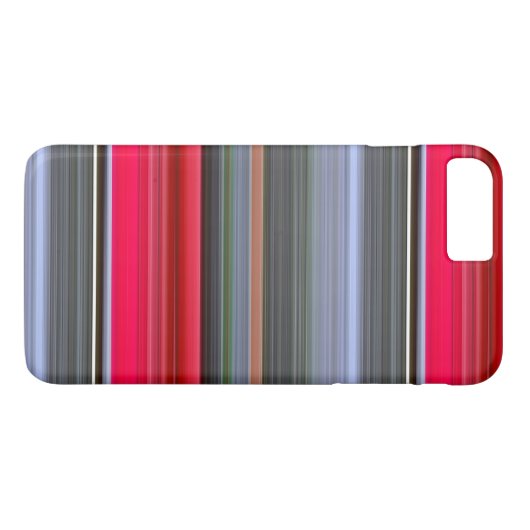 Abstracte #1: Rood en grijs Case-Mate iPhone Case (Achterkant (Horizontaal))