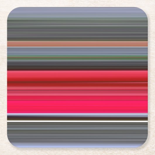 Abstracte #1: Rood en grijs Kartonnen Onderzetters (Voorkant)