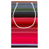 Abstracte #1: Rood en grijs Klein Cadeauzakje (Achterkant)