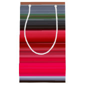 Abstracte #1: Rood en grijs Klein Cadeauzakje (Voorkant)