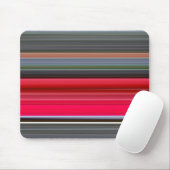 Abstracte #1: Rood en grijs Muismat (Met muis)