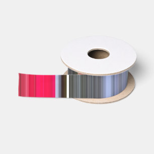 Abstracte #1: Rood en grijs Satijnen Lint