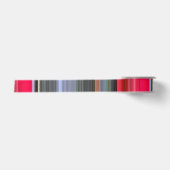 Abstracte #1: Rood en grijs Satijnen Lint (Voorkant)