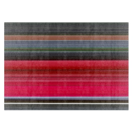 Abstracte #1: Rood en grijs Snijplank (Voorkant)