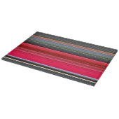 Abstracte #1: Rood en grijs Snijplank (Hoek)