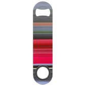 Abstracte #1: Rood en grijs Speed Flessenopener (Voorkant)